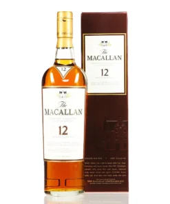 The Macallan 12 Year Old Sherry Cask Burgundy Box Presentation
